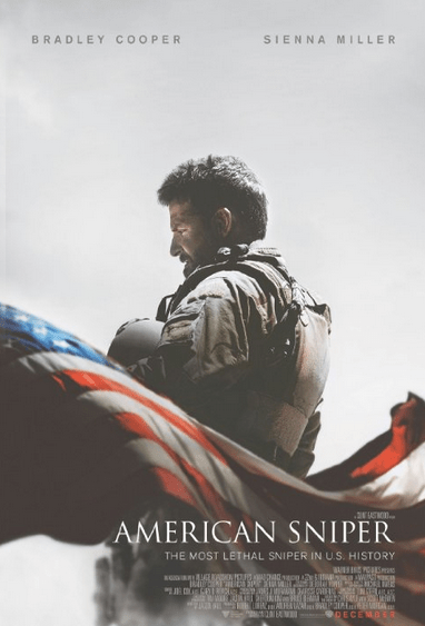 Art for American Sniper and the Trope of the Sheepdog.