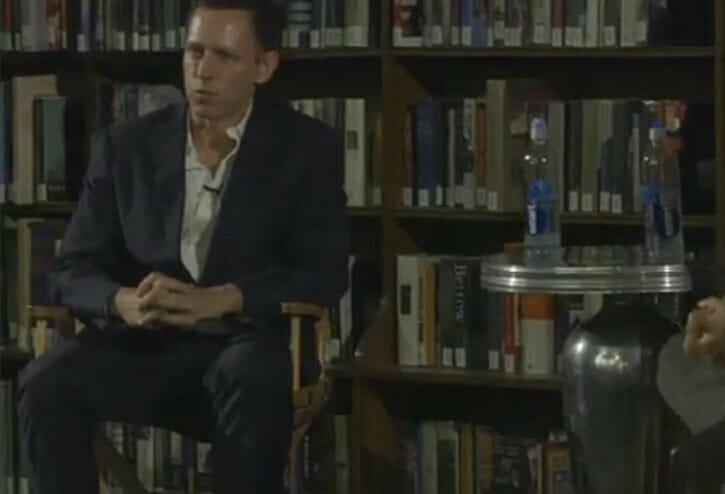 Art for David Graeber vs. Peter Thiel: Where Did the Future Go?.