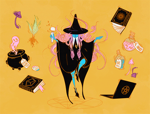 Art for Witch Kids of Instagram.