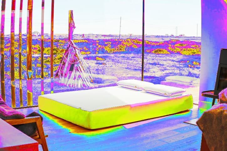 Art for Sleeping Rough in the Mattress Economy.