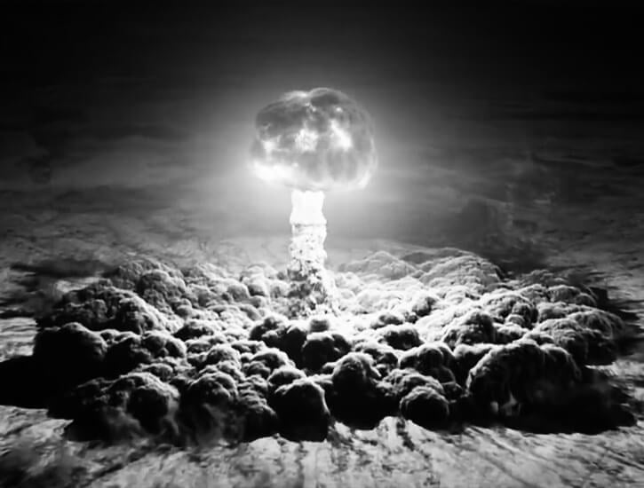 Art for By the Bomb’s Filmic Light.